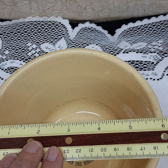 Watt Oven Ware #6 & #7 Mixing Bowl 3 Leaf Apple Hull, Iowa - Picture 12 of 14